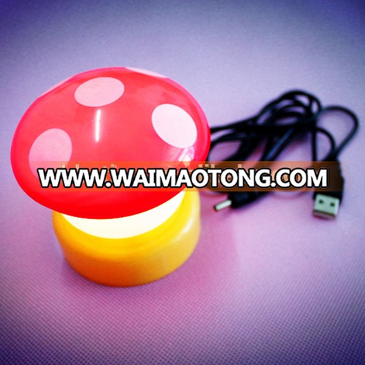 led mushroom light led touch light push tab touch light