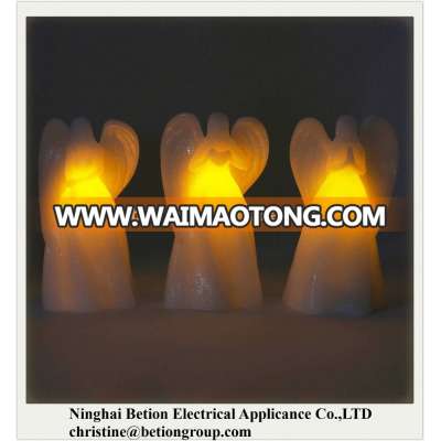 Flameless angel candle christmas decoration led angel candle led wax candle light