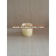 Wax Flameless LED Candles Melted Size: H 5cm dia 5cm - Silver